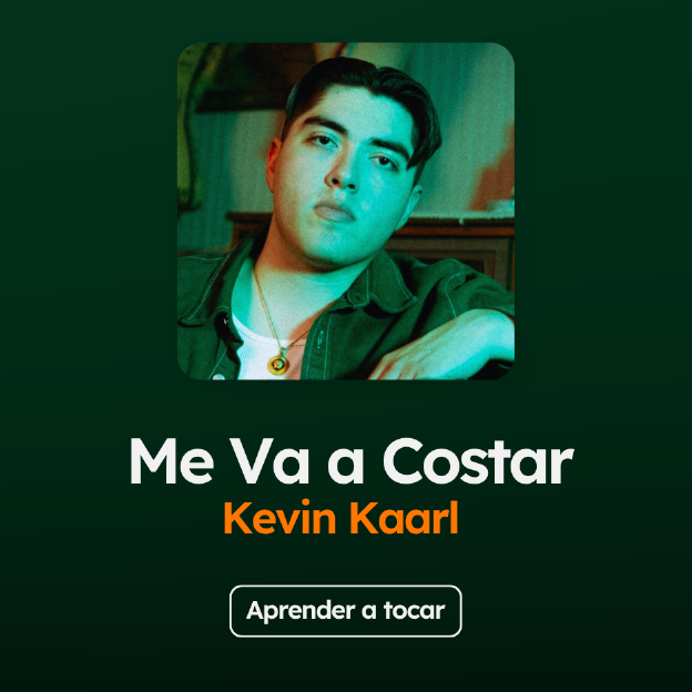 Acordes de Me Va a Costar, de Kevin Kaarl
