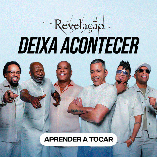 Acordes de la canción Deixa Acontecer, de Grupo Revelação