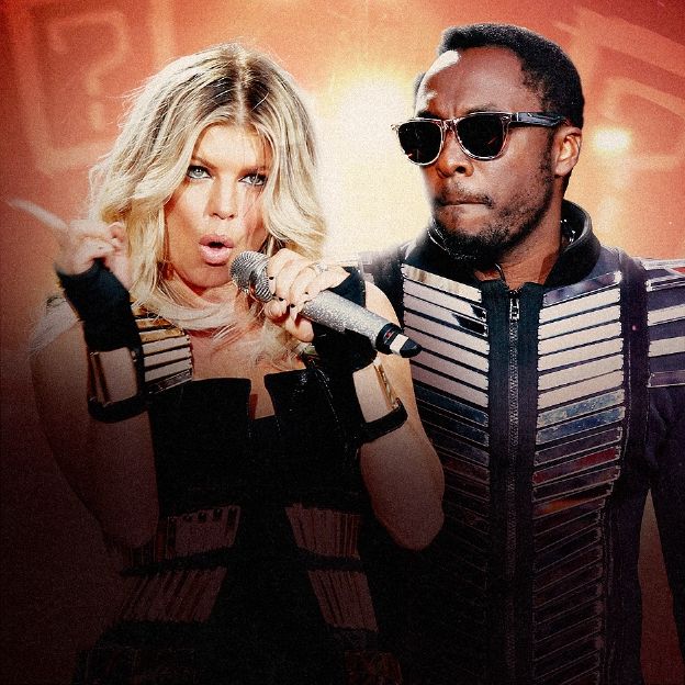Na imagem, foto dos cantores da banda Black Eyed Peas, Will.I.AM e Fergie.