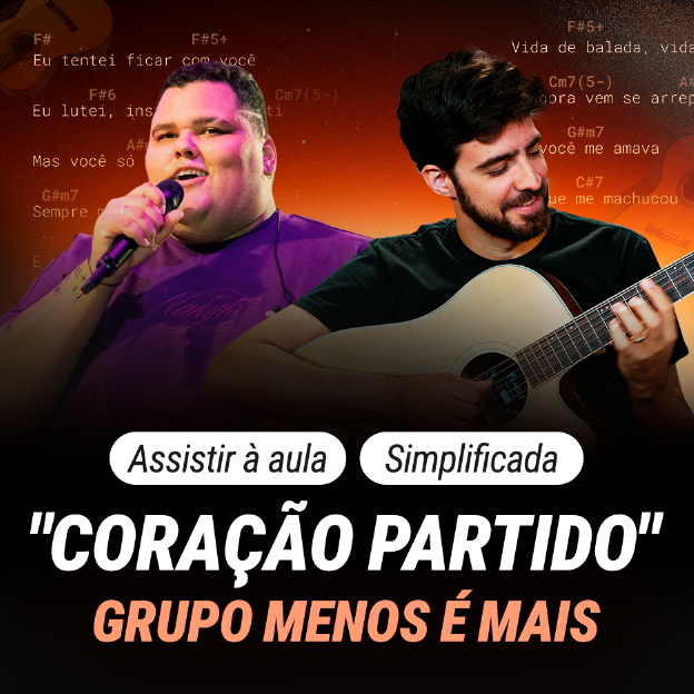 Assista à aula de "Coração Partido", simplificada, do Grupo Menos É Mais