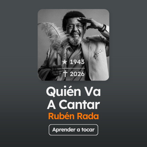 acordes de Quién Va A Cantar, de Rubén Rada