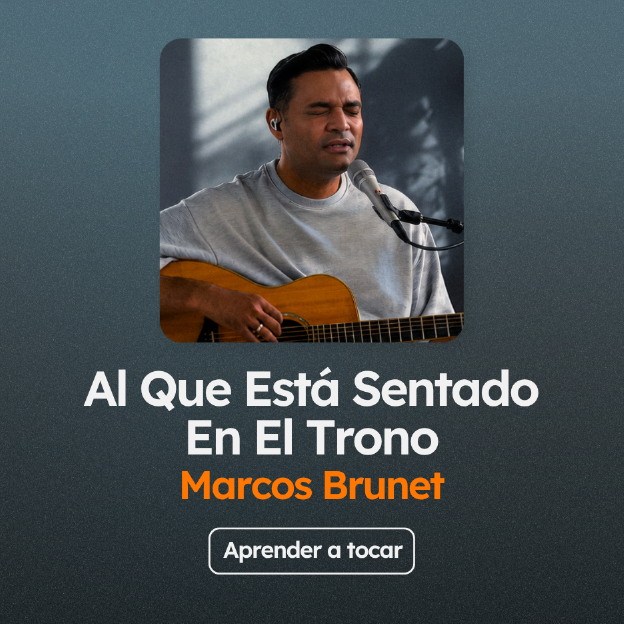 Acordes de Al Que Está Sentado En El Trono, de Marcos Brunet