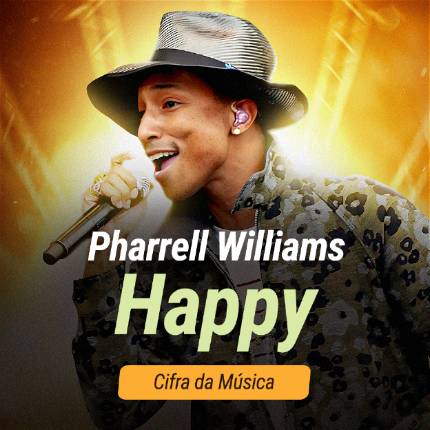 Na imagem, foto do cantor Pharrell Williams.
