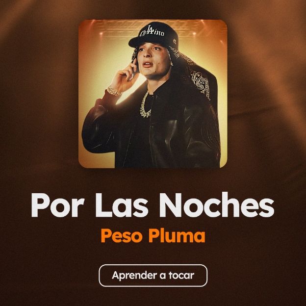 Acordes de la canción Por Las Noches, de Peso Pluma