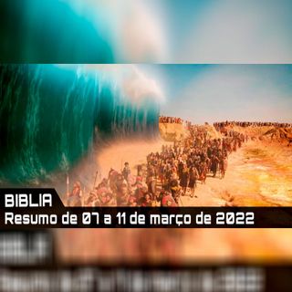 A BÍBLIA - Resumo dos capítulos de 07 a 11 de março de 2022