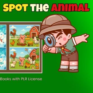 Spot the Animal PLR Review – Prompts Create Spot the Difference Books