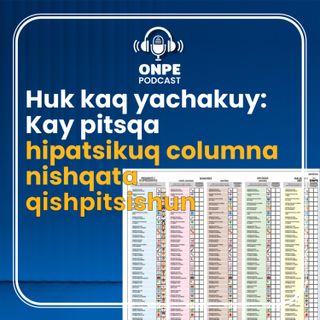 Kay pitsqa hipatsikuq columna nishqata qishpitsishun