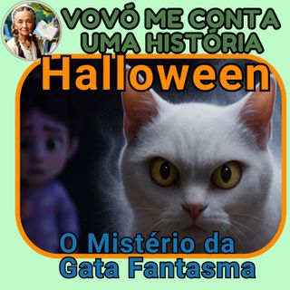 Nina e a Gata-Fantasma da Despensa– História de Halloween Divertida e Mágica para Crianças