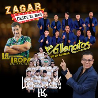 Zagar desde el bar "Noche Vallenata"