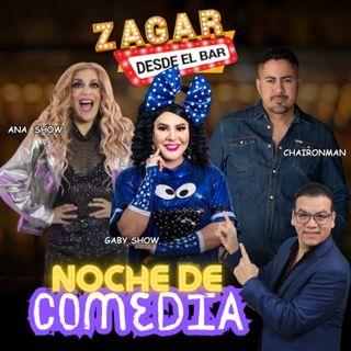 Zagar desde el bar "Noche de Comedia"