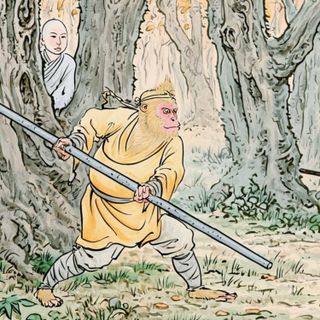 Journey to the West: The Monk Rescues the Monkey