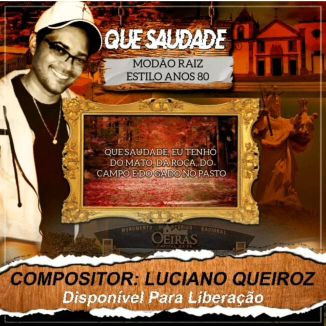 Foto da capa: QUE SAUDADE