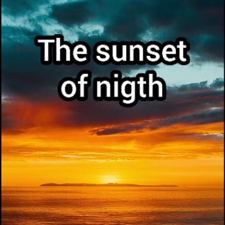 Foto da capa: The sunset of night