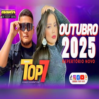 Foto da capa: CD Banda Top 7 Repertório Novo Outubro 2025