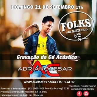 Foto da capa: Adriano Cesar Acústico 2014
