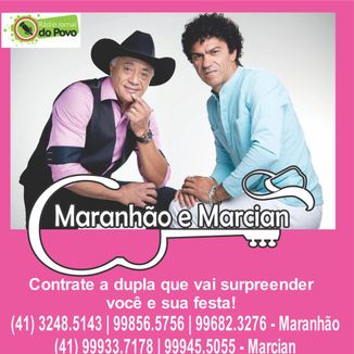 Foto da capa: Maranhão e Marcian