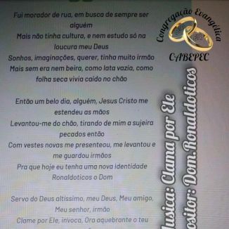 Foto da capa: Clame Por Ele