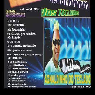 Foto da capa: cd vol 9 de agnaldinho dos teclados