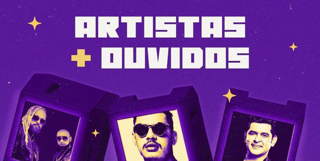 Imagem da playlist Palco 20 anos: Artistas Mais Ouvidos