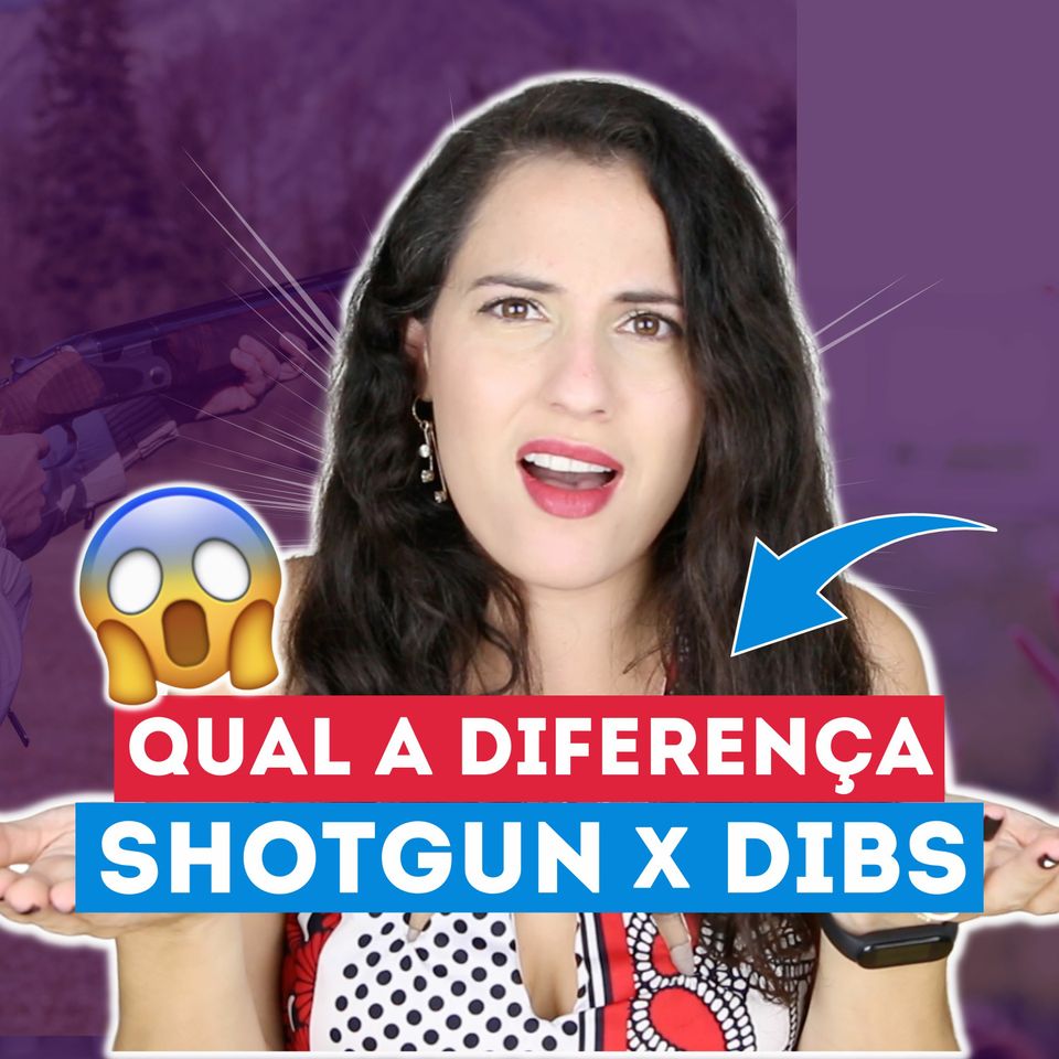 Significados SURPREENDENTES de SHOTGUN e DIBS em inglês | Sara Scarcelli