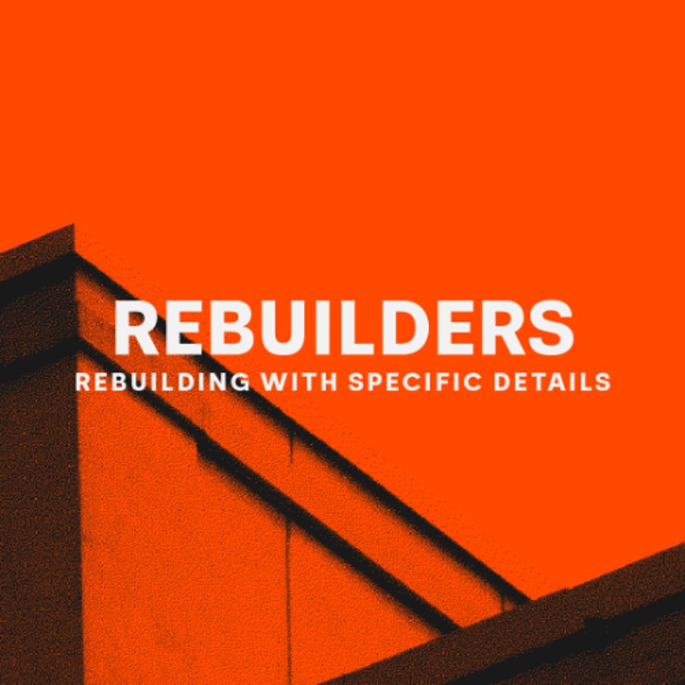 Rebuilders: Rebuilding with specific details | Simon Watkinson | 26.04.26