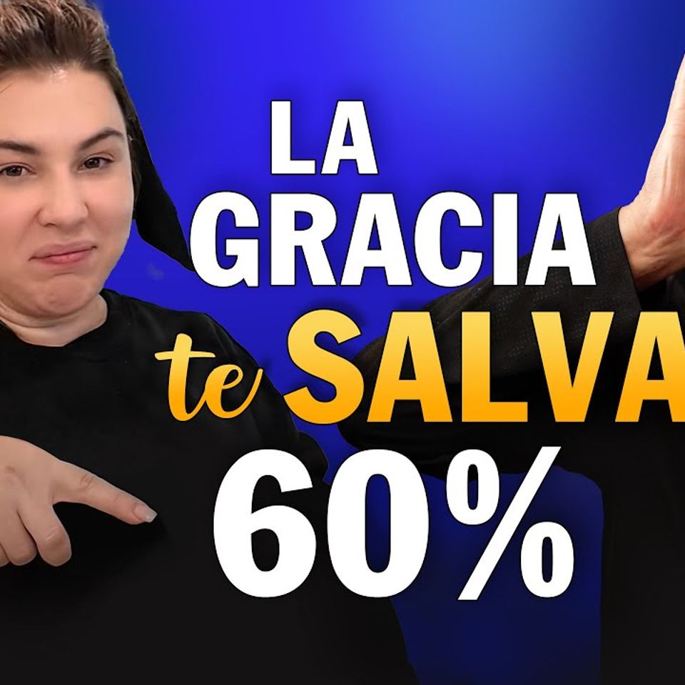 La gracia me salva 60%, yo me gano el otro 40% dice esta “pastora”. Respuesta Bíblica