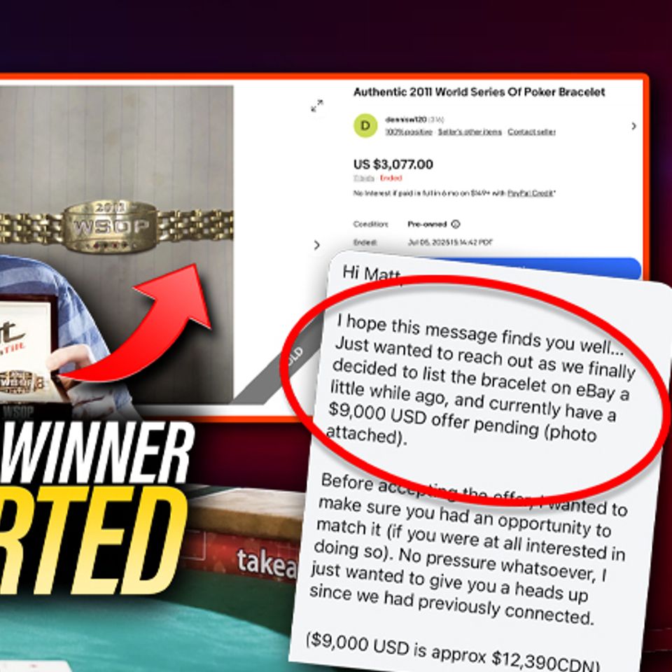 How Much Does a WSOP Gold Bracelet Sell for on eBay? Nick Schulman in Poker Hall of Fame
