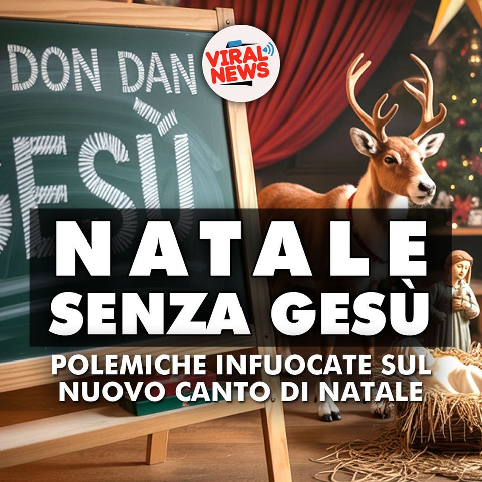 Natale senza Gesù: la scuola riscrive la canzone della recita e il paese esplode in una bufera di polemiche