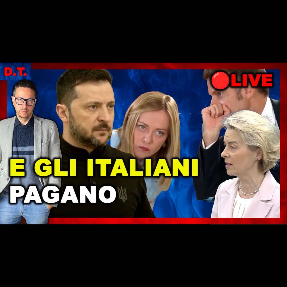 L’ITALIA SI INDEBITA APPROVANDO 90 MILIARDI PER KIEV | KIEV BOMBARDA NEL MEDITERRANEO | Live Ep33🔴
