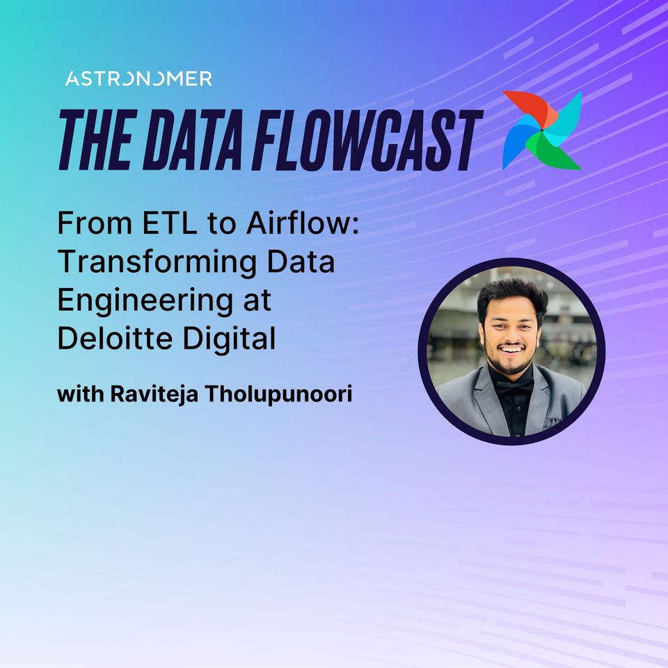 From ETL to Airflow: Transforming Data Engineering at Deloitte Digital with Raviteja Tholupunoori
