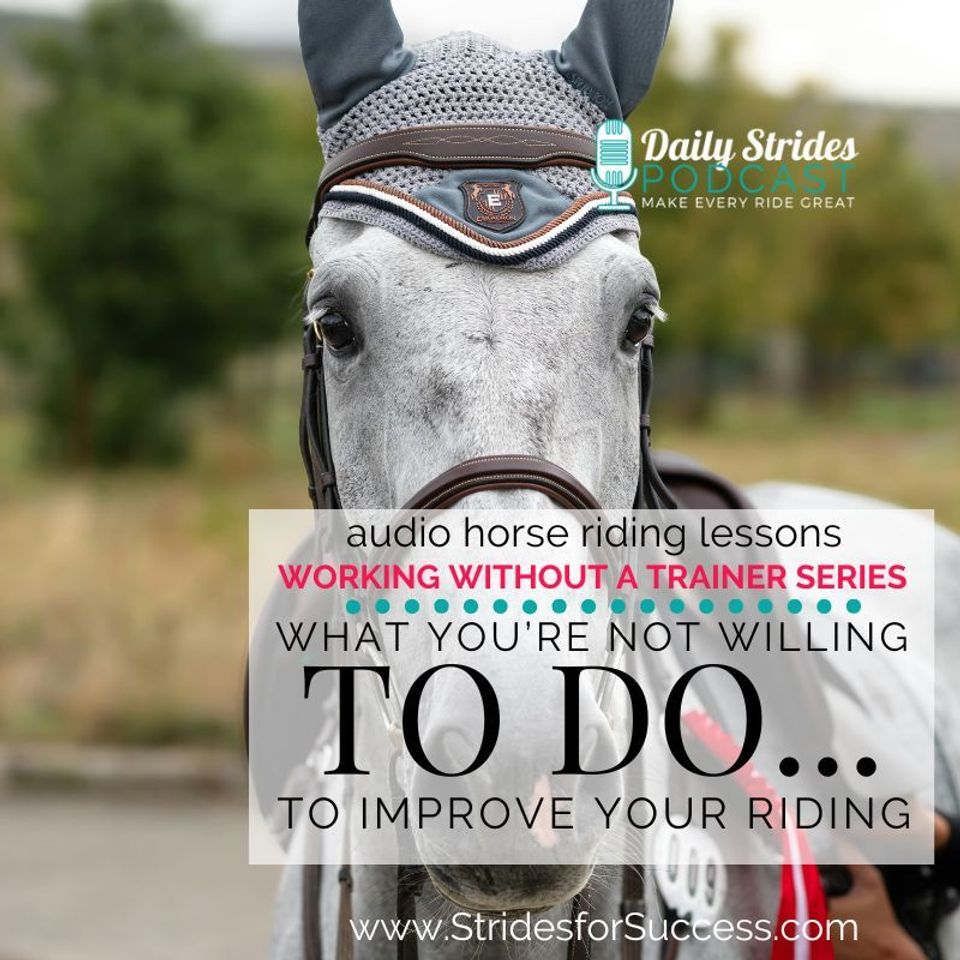 What You're Not Willing to Do in Order to Improve Your Riding